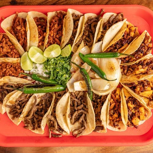 Food with traditional flavor